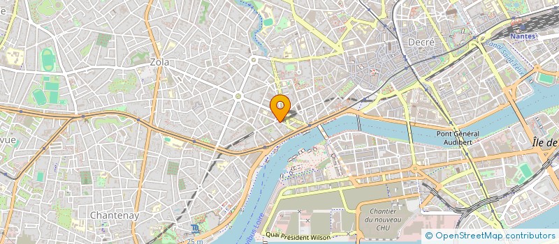 localisation de l'entreprise LES TRETEAUX D'ARGILE  NANTES