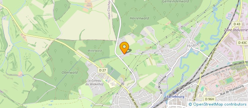 localisation de l'entreprise LES TRETEAUX DE SARREBOURG à SARREBOURG