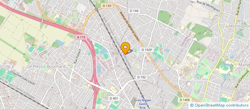 localisation de l'entreprise LES TRETEAUX DE ST PRIX à SAINT-PRIX