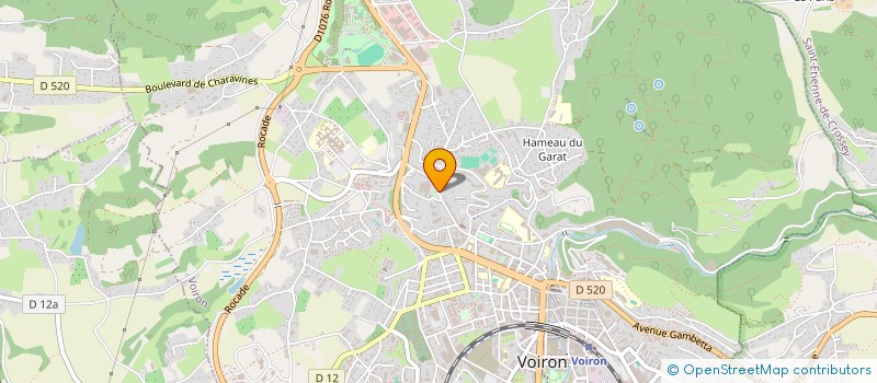 localisation de l'entreprise LES TRETEAUX DE VOIRON à VOIRON