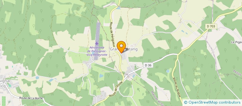 localisation de l'entreprise LES TRETEAUX DU COULOBRE  LALINDE