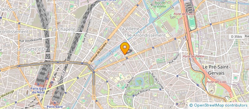 localisation de l'entreprise LES TRETEAUX DU MONDE  PARIS