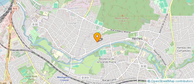 localisation de l'entreprise LES TRIERES  YERRES