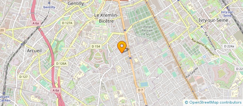 localisation de l'entreprise LES TRIOLLETS à VILLEJUIF