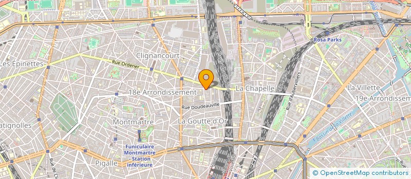 localisation de l'entreprise LES TRIOMPHES DES CAPRICES  PARIS