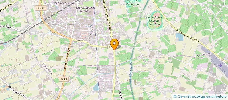 localisation de l'entreprise LES TRIPLES  MAZAN