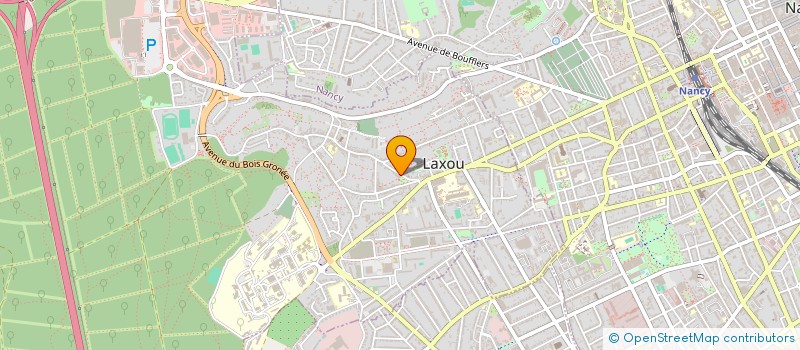 localisation de l'entreprise LES TRIPLETTES  LAXOU