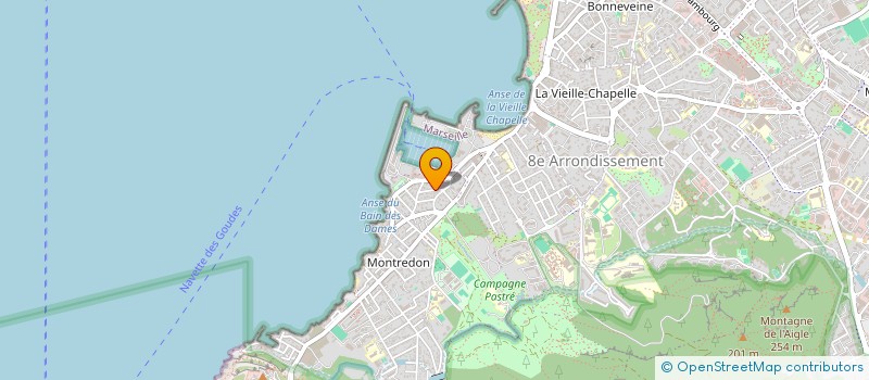 localisation de l'entreprise LES TRITONS à MARSEILLE