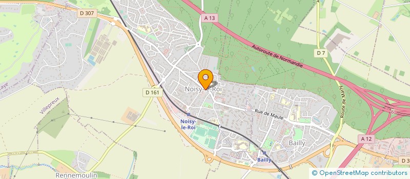 localisation de l'entreprise LES TRITONS CLUB NAUTIQUE NOISY LE ROI  NOISY-LE-ROI