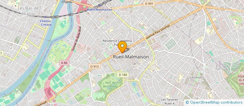 localisation de l'entreprise LES TROFETARDS à RUEIL-MALMAISON