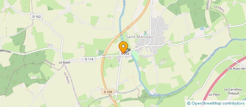 localisation de l'entreprise LES TROGALFUMAJACH  SAINT-MARCEAU