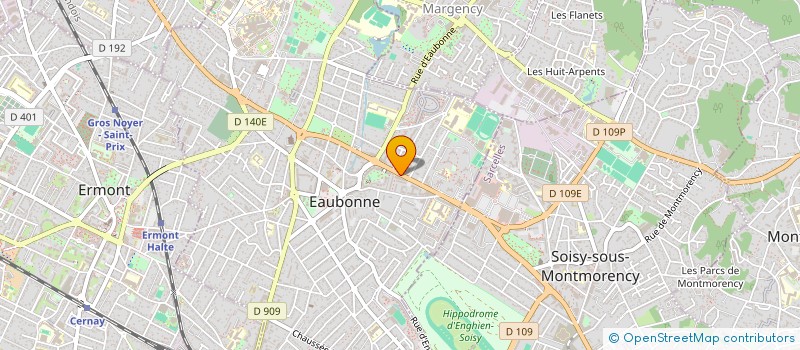 localisation de l'entreprise LES TROGLODYTES à SOISY-SOUS-MONTMORENCY