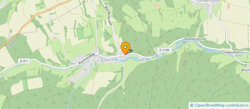 localisation de l'entreprise LES TROGLODYTES  LIGSDORF