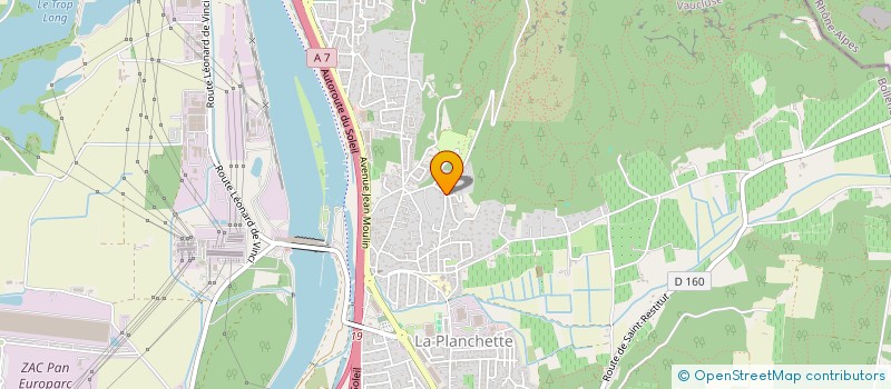 localisation de l'entreprise LES TROGLODYTES DU VENTOUX  BOLLENE