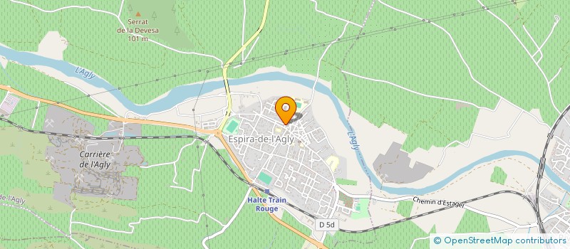 localisation de l'entreprise LES TROGLOXENES, EXPLORATIONS SPELEOLOGIQUES  ESPIRA-DE-L'AGLY