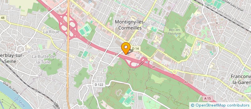 localisation de l'entreprise LES TROI Z à MONTIGNY-LES-CORMEILLES