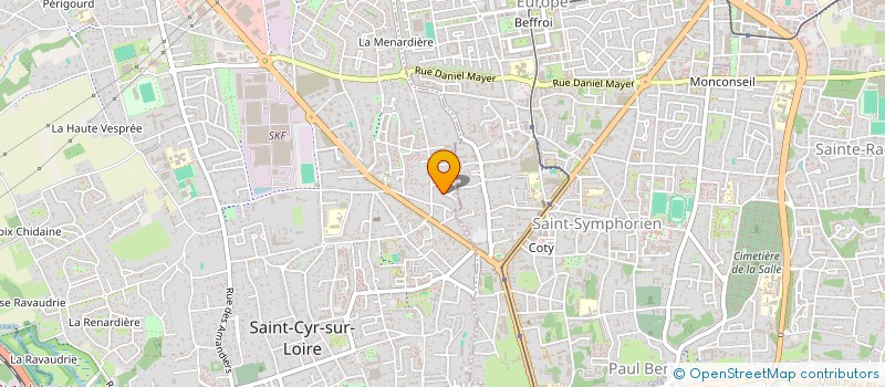 localisation de l'entreprise LES TROIS 7  SAINT-CYR-SUR-LOIRE