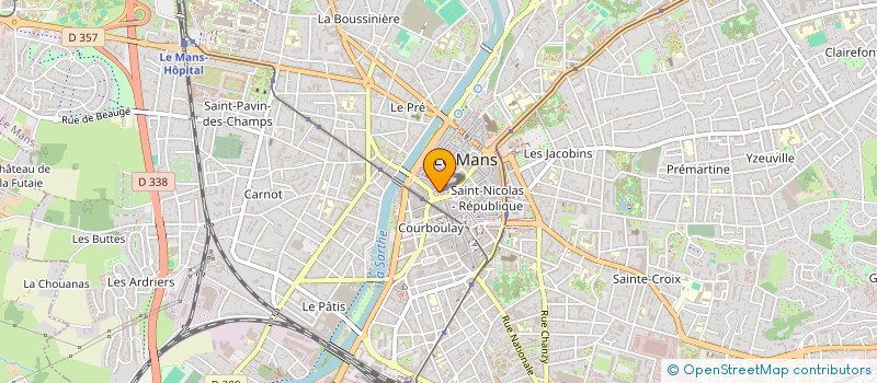 localisation de l'entreprise LES TROIS 7 à LE MANS