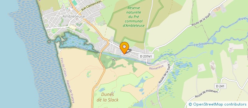 localisation de l'entreprise LES TROIS  AMBLETEUSE