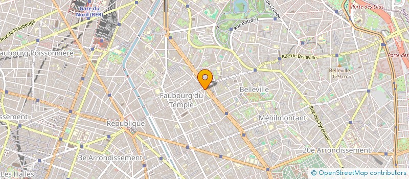 localisation de l'entreprise LES TROIS A  PARIS