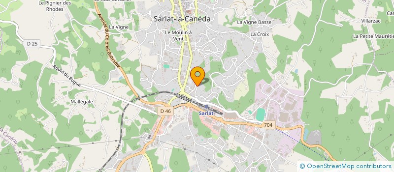 localisation de l'entreprise LES TROIS A (SOCIETE EN LIQUIDATION) à SARLAT-LA-CANEDA