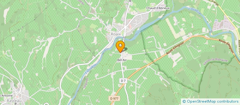 localisation de l'entreprise LES TROIS ABONDANCES  SAINT-ROMAIN-EN-VIENNOIS