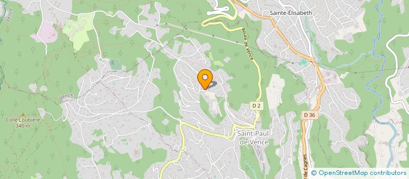 localisation de l'entreprise LES TROIS AILES à SAINT-PAUL-DE-VENCE