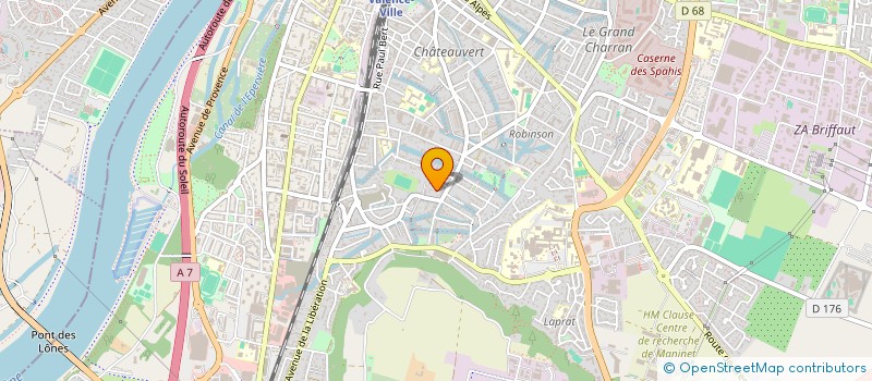localisation de l'entreprise LES TROIS AIRS à VALENCE