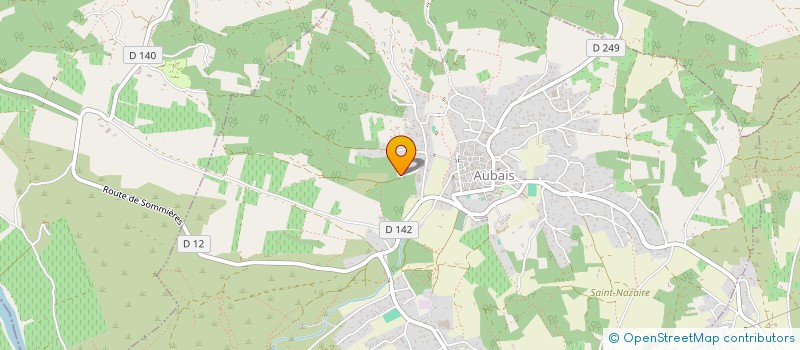 localisation de l'entreprise LES TROIS ALPES  AUBAIS