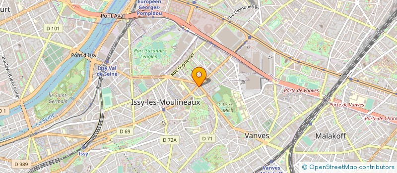 localisation de l'entreprise LES TROIS AMIS à ISSY-LES-MOULINEAUX