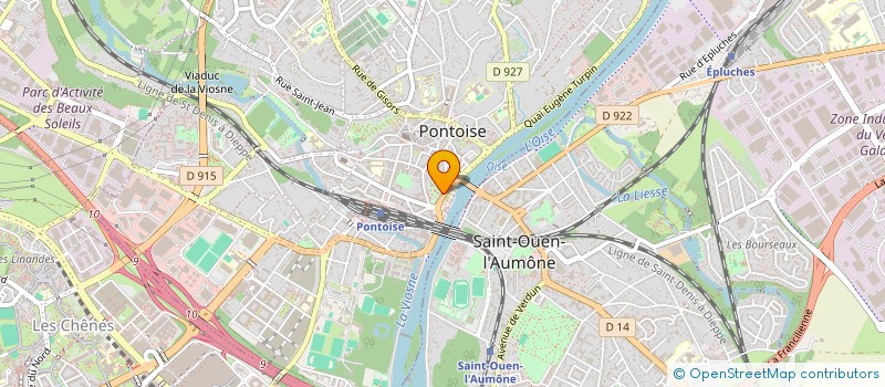 localisation de l'entreprise LES TROIS ANGES  PONTOISE