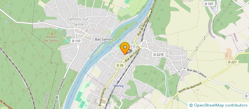 localisation de l'entreprise LES TROIS ANNEAUX à HERICY