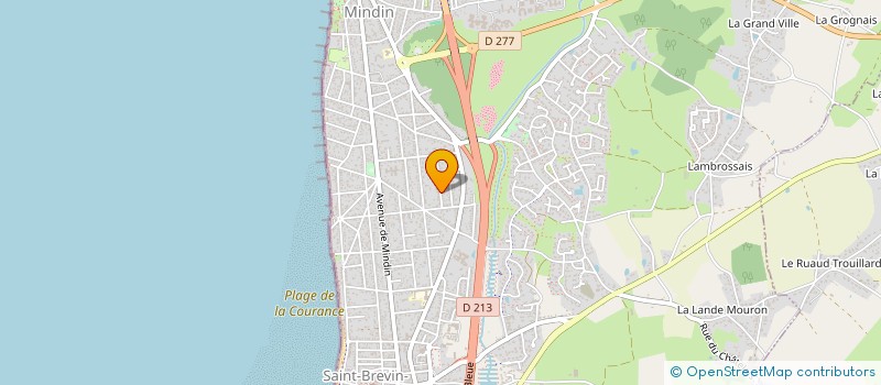 localisation de l'entreprise LES TROIS APPARTS à SAINT-BREVIN-LES-PINS