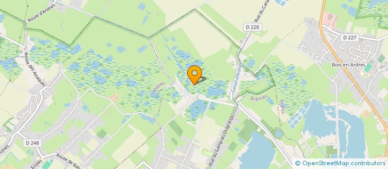 localisation de l'entreprise LES TROIS ARBRES  BALINGHEM