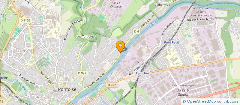 localisation de l'entreprise LES TROIS ASS à PONTOISE