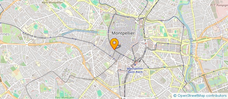 localisation de l'entreprise LES TROIS ASSOCIES à MONTPELLIER