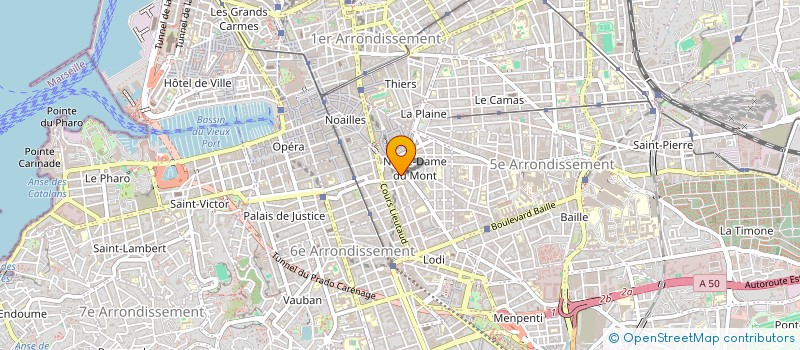 localisation de l'entreprise LES TROIS B à MARSEILLE