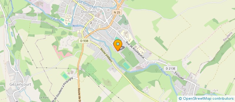 localisation de l'entreprise LES TROIS B  DOULLENS