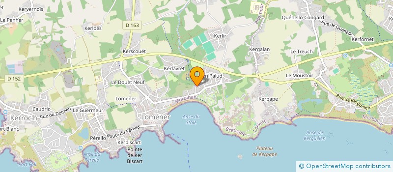 localisation de l'entreprise LES TROIS B  PLOEMEUR
