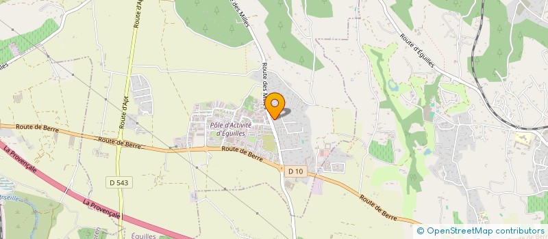 localisation de l'entreprise LES TROIS B  EGUILLES