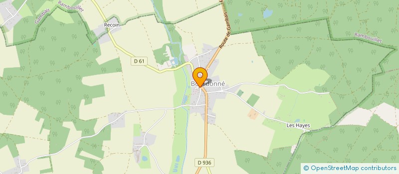 localisation de l'entreprise LES TROIS B  BOURDONNE