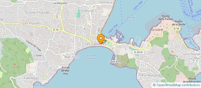 localisation de l'entreprise LES TROIS B  LA SEYNE-SUR-MER