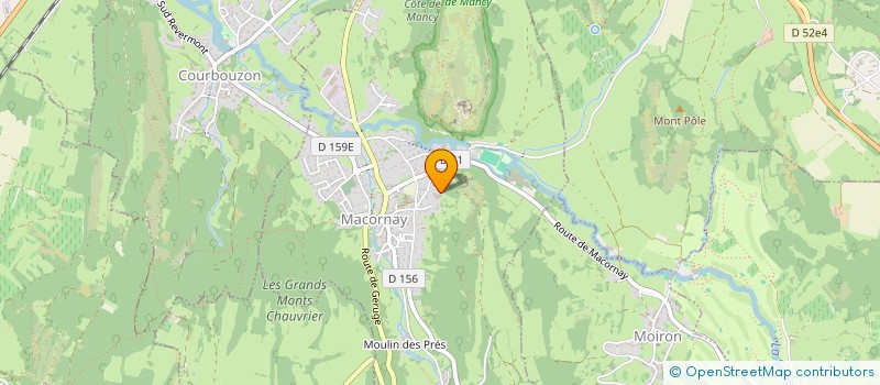 localisation de l'entreprise LES TROIS BAIES  MACORNAY