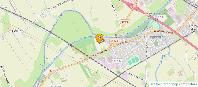 localisation de l'entreprise LES TROIS BALZANES à ERQUINGHEM-LYS