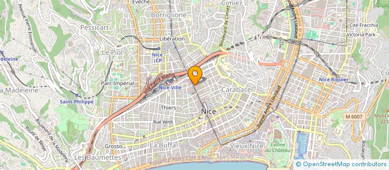 localisation de l'entreprise LES TROIS BAOUS  NICE