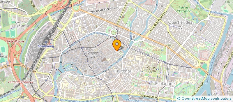 localisation de l'entreprise LES TROIS BARBUS  STRASBOURG