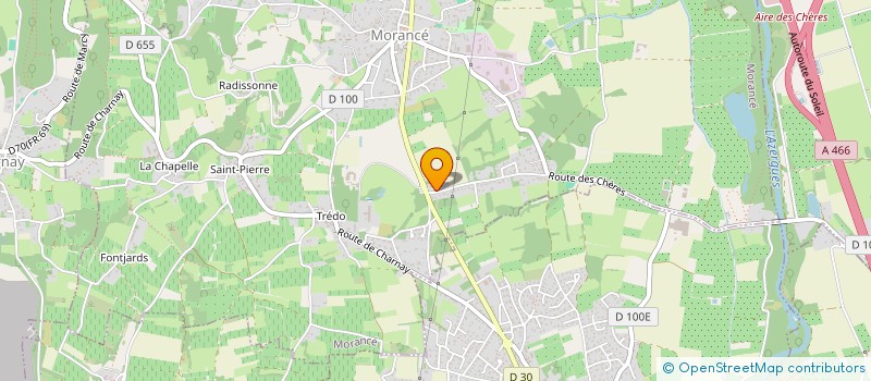 localisation de l'entreprise LES TROIS BOIS  MORANCE