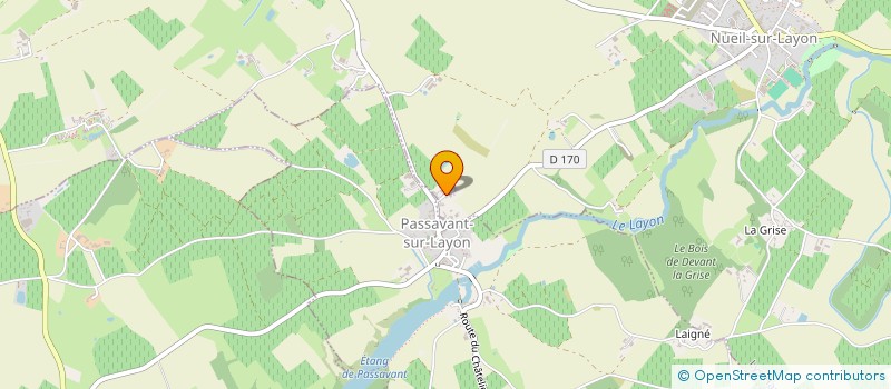 localisation de l'entreprise LES TROIS BOURDONS à LYS-HAUT-LAYON