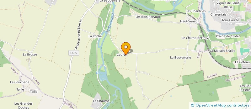 localisation de l'entreprise LES TROIS BRAQUES  ESVRES