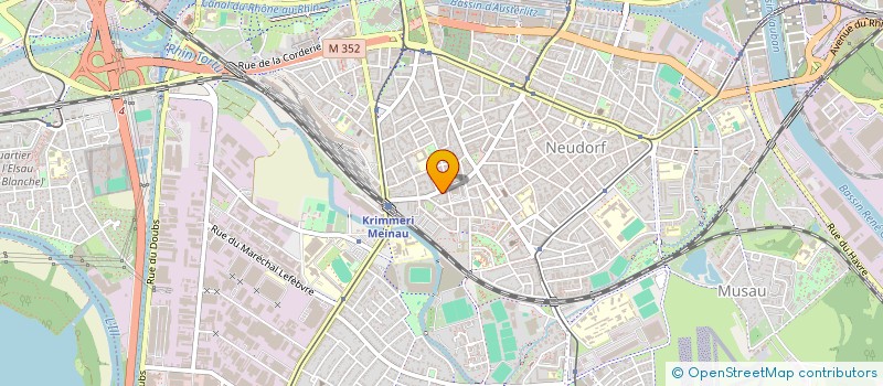 localisation de l'entreprise LES TROIS BRIGANDS DU NEUDORF  STRASBOURG